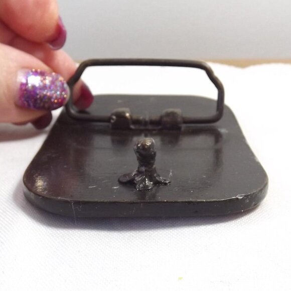 Athey MOBIL Sweeper Distressed Belt Buckle - Picture 9 of 10